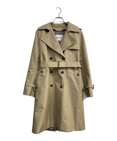 Aquascutum（アクアスキュータム）Aquascutum (アクアスキュータム) ライナー付トレンチコート ベージュ サイズ:8の古着・服飾アイテム