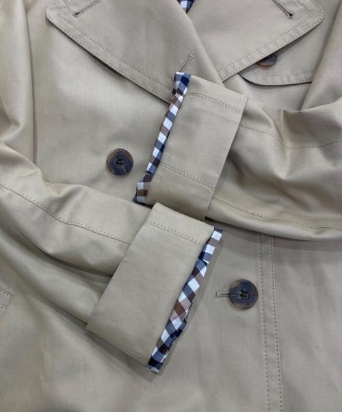 Aquascutum（アクアスキュータム）Aquascutum (アクアスキュータム) ライナー付トレンチコート ベージュ サイズ:8の古着・服飾アイテム