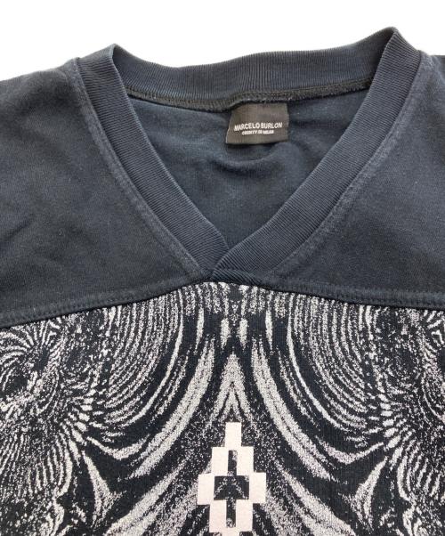 MARCELO BURLON（マルセロバーロン）MARCELO BURLON (マルセロバーロン) カットソーワンピース ブラック サイズ:sの古着・服飾アイテム
