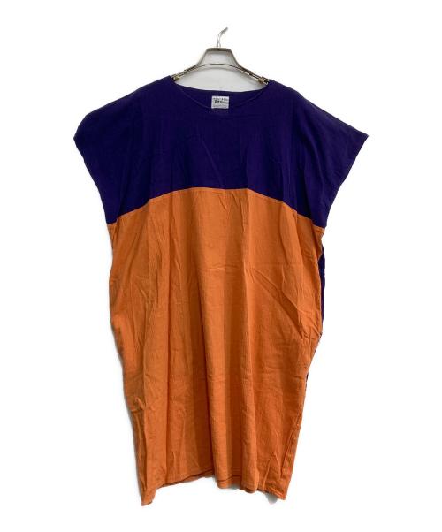SOU・SOU（ソウソウ）SOU・SOU (ソウソウ) 貫頭衣ワンピース パープル×オレンジ サイズ:Freeの古着・服飾アイテム
