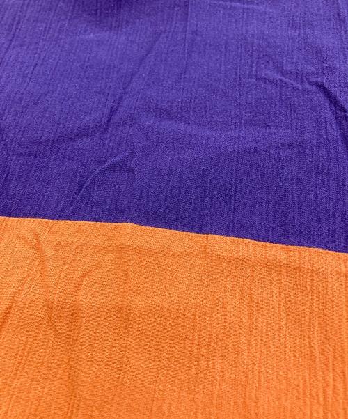 SOU・SOU（ソウソウ）SOU・SOU (ソウソウ) 貫頭衣ワンピース パープル×オレンジ サイズ:Freeの古着・服飾アイテム