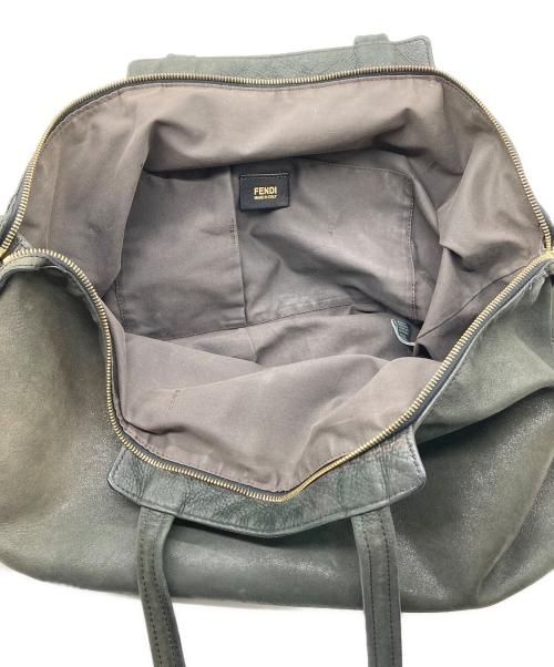 FENDI（フェンディ）FENDI (フェンディ) ランポレザートートバッグ グレーの古着・服飾アイテム