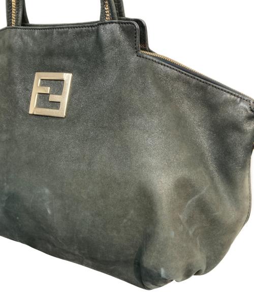 FENDI（フェンディ）FENDI (フェンディ) ランポレザートートバッグ グレーの古着・服飾アイテム