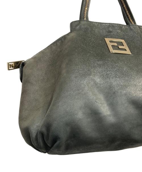 FENDI（フェンディ）FENDI (フェンディ) ランポレザートートバッグ グレーの古着・服飾アイテム