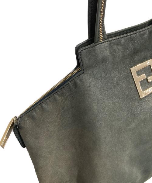 FENDI（フェンディ）FENDI (フェンディ) ランポレザートートバッグ グレーの古着・服飾アイテム