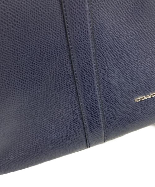 COACH（コーチ）COACH (コーチ) メトロポリタンレザートートバッグ ネイビーの古着・服飾アイテム