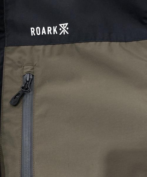 ROARK REVIVAL（ロアークリバイバル）ROARK REVIVAL (ロアークリバイバル) NEW TREKMAN JACKET カーキ×ブラック サイズ:Lの古着・服飾アイテム