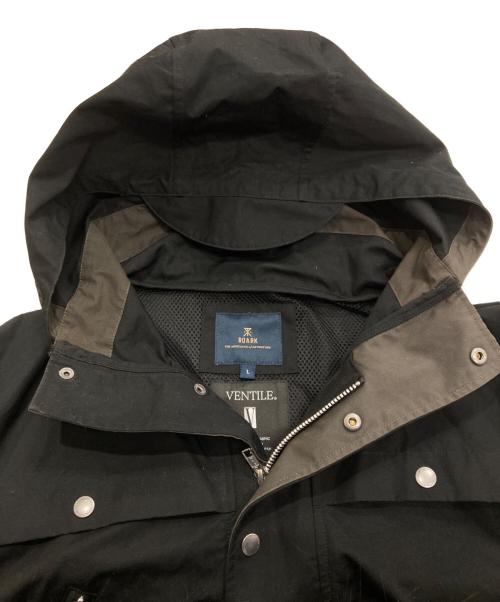 ROARK REVIVAL（ロアークリバイバル）ROARK REVIVAL (ロアークリバイバル) VENTILE MOUNTAIN JACKET ブラック サイズ:Lの古着・服飾アイテム