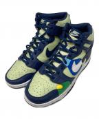 NIKEナイキ）の古着「WMNS DUNK HIGH LX」｜グリーン×ネイビー