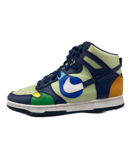 NIKE（ナイキ）NIKE (ナイキ) WMNS DUNK HIGH LX グリーン×ネイビー サイズ:28cmの古着・服飾アイテム