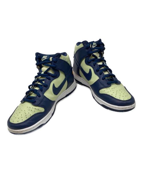 NIKE（ナイキ）NIKE (ナイキ) WMNS DUNK HIGH LX グリーン×ネイビー サイズ:28cmの古着・服飾アイテム
