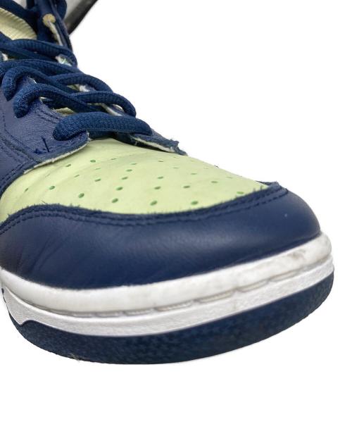 NIKE（ナイキ）NIKE (ナイキ) WMNS DUNK HIGH LX グリーン×ネイビー サイズ:28cmの古着・服飾アイテム