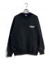 Huber Store（ヒューバーストア）の古着「Small Printer Logo Crewneck Sweatshirt」｜ブラック