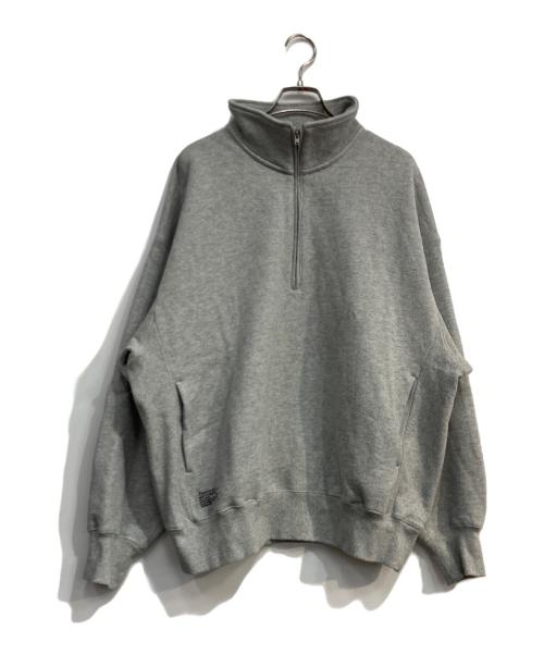 FreshService（フレッシュサービス）FreshService (フレッシュサービス) HEAVY OZ HALF ZIP PULLOVER グレー サイズ:Mの古着・服飾アイテム