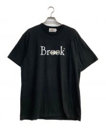 BROOK（ブルック）の古着「Brook Logo&Fish S/S TEE」｜ブラック