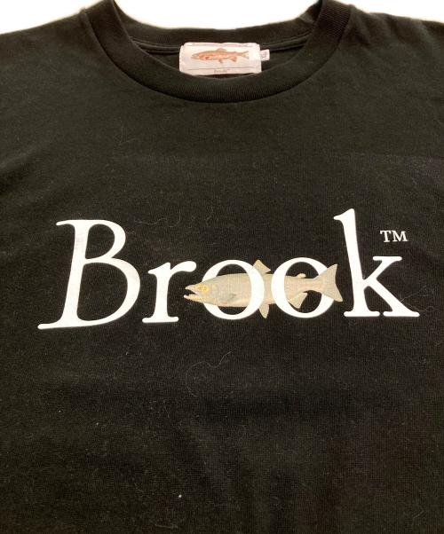 BROOK（ブルック）Brook (ブルック) Brook Logo&Fish S/S TEE ブラック サイズ:XLの古着・服飾アイテム