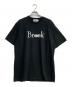 Brook（ブルック）の古着「Brook Logo&Fish S/S TEE」｜ブラック
