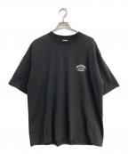 BROOKS BROTHERSブルックスブラザーズ）の古着「ラベルプリントTシャツ」｜ブラック
