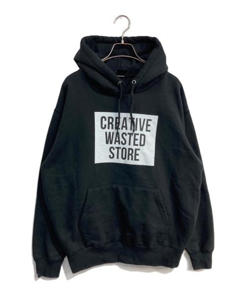 creative drug store（クリエイティブドラッグストア）creative drug store (クリエイティブドラッグストア) WASTED YOUTH (ウェイステッドユース) CREATIVE WASTED STORE Hoodie ブラック サイズ:XLの古着・服飾アイテム