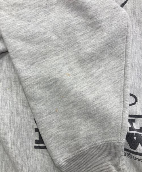 Champion（チャンピオン）Champion (チャンピオン) PEANUTS (ピーナッツ) REVERSE WEAVEプリントスウェット グレー サイズ:Mの古着・服飾アイテム