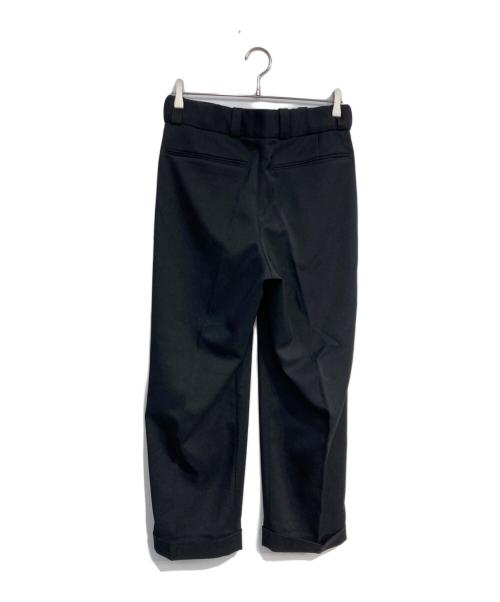 CAHLUMN（カウラム）CAHLUMN (カウラム) Polyester 1 Tuck Slacks Pant ブラック サイズ:Ｍの古着・服飾アイテム