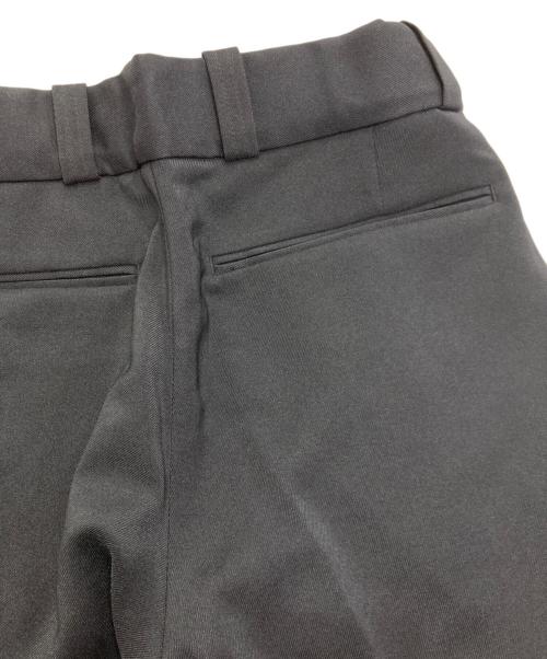 CAHLUMN（カウラム）CAHLUMN (カウラム) Polyester 1 Tuck Slacks Pant ブラック サイズ:Ｍの古着・服飾アイテム