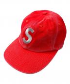 SUPREMEシュプリーム）の古着「Pigment Print S Logo 6-Panel」｜レッド