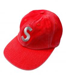 SUPREME（シュプリーム）の古着「Pigment Print S Logo 6-Panel」｜レッド