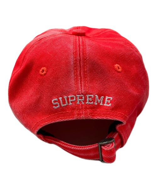 SUPREME（シュプリーム）Supreme (シュプリーム) Pigment Print S Logo 6-Panel レッドの古着・服飾アイテム