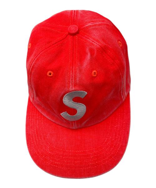 SUPREME（シュプリーム）Supreme (シュプリーム) Pigment Print S Logo 6-Panel レッドの古着・服飾アイテム