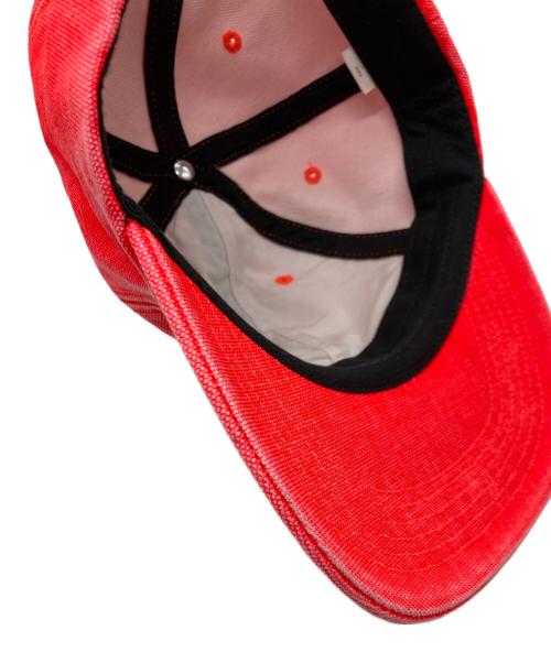 SUPREME（シュプリーム）Supreme (シュプリーム) Pigment Print S Logo 6-Panel レッドの古着・服飾アイテム