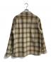 PENDLETON (ペンドルトン) Subculture (サブカルチャー) BerBerJin (ベンベルジン) オンブレチェックオープンカラーシャツ ベージュ サイズ:3：68000円
