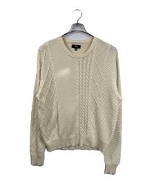 stussy（ステューシー）の古着「Patchwork  sweater」｜ベージュ