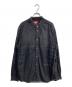 DIESEL（ディーゼル）の古着「D-SIMPLY-FSHバンドカラーシャツ」｜ブラック
