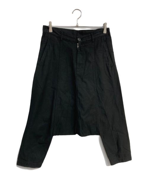 BLACK COMME des GARCONS（ブラックコムデギャルソン）BLACK COMME des GARCONS (ブラックコムデギャルソン) サルエルパンツ ブラック サイズ:Sの古着・服飾アイテム