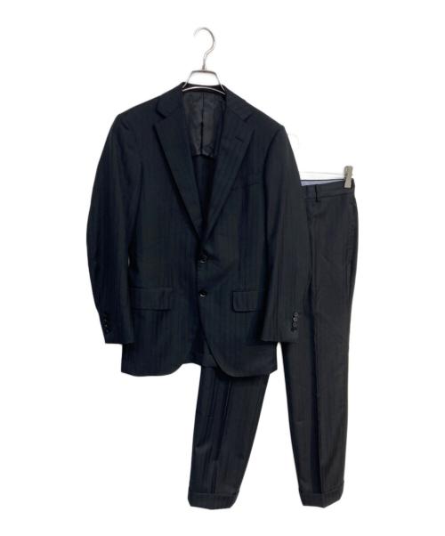 TOMORROW LAND PILGRIM（トゥモローランド ピルグリム）TOMORROW LAND PILGRIM (トゥモローランド ピルグリム) Ermenegildo Zegna (エルメネジルド・ゼニア) セットアップスーツ ブラック サイズ:42の古着・服飾アイテム