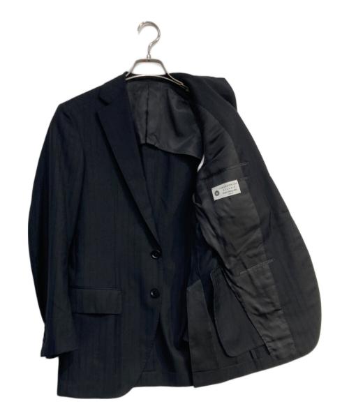 TOMORROW LAND PILGRIM（トゥモローランド ピルグリム）TOMORROW LAND PILGRIM (トゥモローランド ピルグリム) Ermenegildo Zegna (エルメネジルド・ゼニア) セットアップスーツ ブラック サイズ:42の古着・服飾アイテム