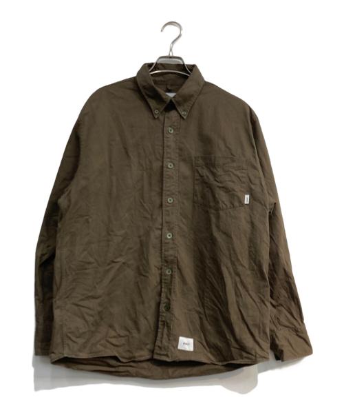 WTAPS（ダブルタップス）WTAPS (ダブルタップス) BD/LS/COTTON.TWILL オリーブ サイズ:02の古着・服飾アイテム