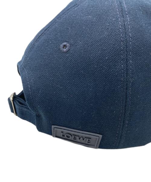 LOEWE（ロエベ）LOEWE (ロエベ) ベースボールパッチ キャップ ネイビーの古着・服飾アイテム