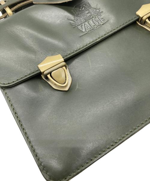 VALISE（バリス）VALISE (バリス) ミニサッチェルバッグ カーキの古着・服飾アイテム