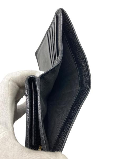 PRADA（プラダ）PRADA (プラダ) 2つ折り財布 ブラックの古着・服飾アイテム