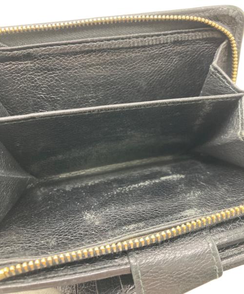 PRADA（プラダ）PRADA (プラダ) 2つ折り財布 ブラックの古着・服飾アイテム