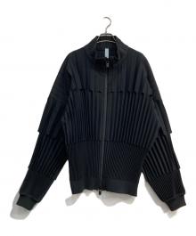 CFCL（シーエフシーエル）の古着「ACCORDION STAND-UP COLLAR BLOUSON」｜ブラック