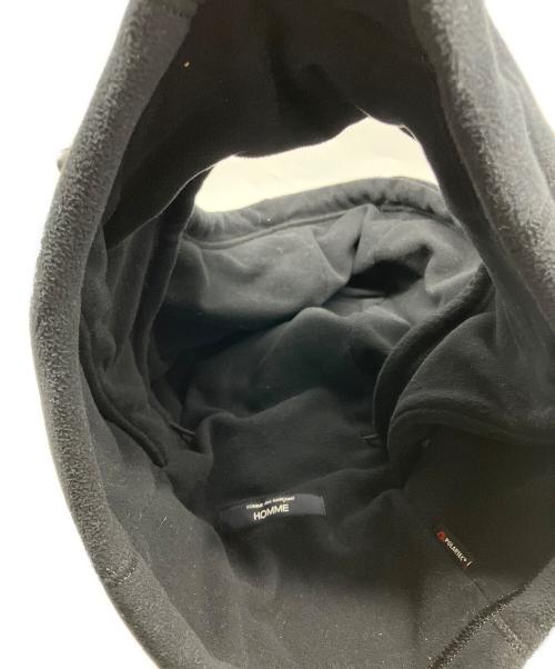 COMME des GARCONS HOMME（コムデギャルソン オム）COMME des GARCONS HOMME (コムデギャルソン オム) Ester Fleece Fooded Warmer ブラックの古着・服飾アイテム