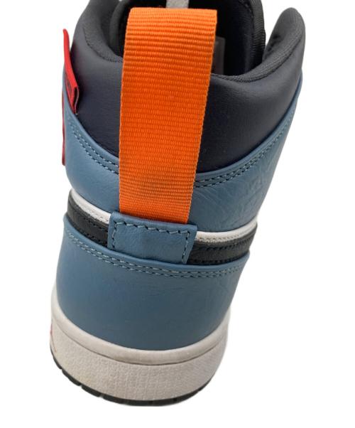 NIKE（ナイキ）NIKE (ナイキ) FACETASM (ファセッタズム) AIR JORDAN 1 MID SE FRLS APLA ホワイト×ブルー サイズ:26.5cmの古着・服飾アイテム
