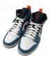 NIKE（ナイキ）の古着「AIR JORDAN 1 MID SE FRLS APLA」｜ホワイト×ブルー