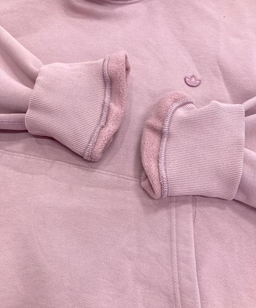 adidas（アディダス）adidas (アディダス) C HOODIE プルオーバーパーカー ピンク サイズ:XOの古着・服飾アイテム