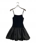 PRANK PROJECTプランクプロジェクト）の古着「Balloon Hem Knit Cami」｜ブラック