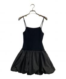 PRANK PROJECT（プランクプロジェクト）の古着「Balloon Hem Knit Cami」｜ブラック