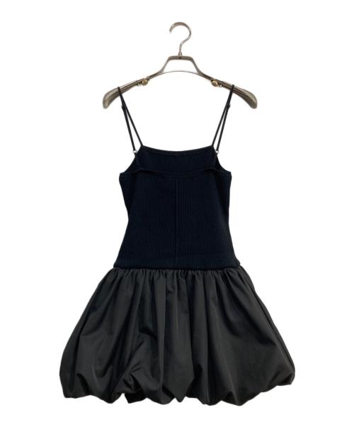 PRANK PROJECT（プランクプロジェクト）PRANK PROJECT (プランクプロジェクト) Balloon Hem Knit Cami ブラック サイズ:FREEの古着・服飾アイテム